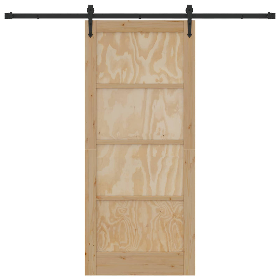 Schuifdeur ORKDAL Naturel 86 x 198,5 cm Massief grenenhout