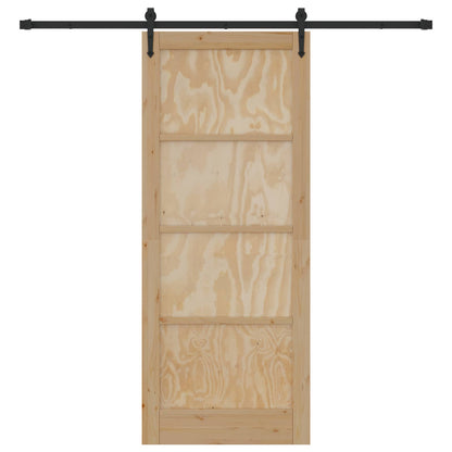 Schuifdeur ORKDAL Naturel 86 x 211 cm Massief grenenhout