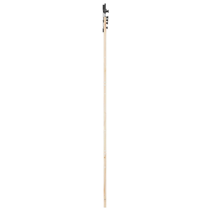 Schuifdeur Naturel 90 x 208 cm Massief grenenhout
