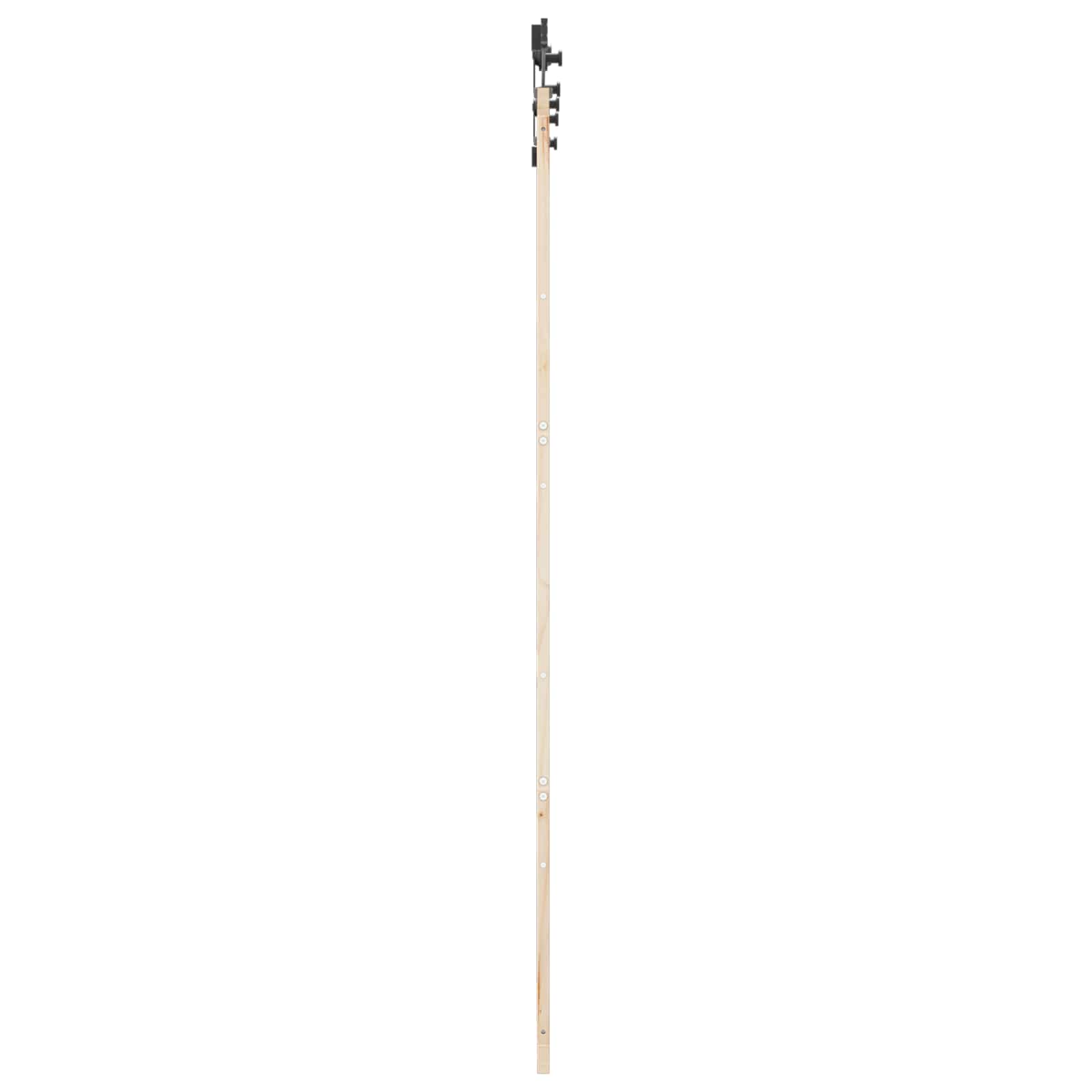 Schuifdeur Naturel 80 x 208 cm Massief grenenhout