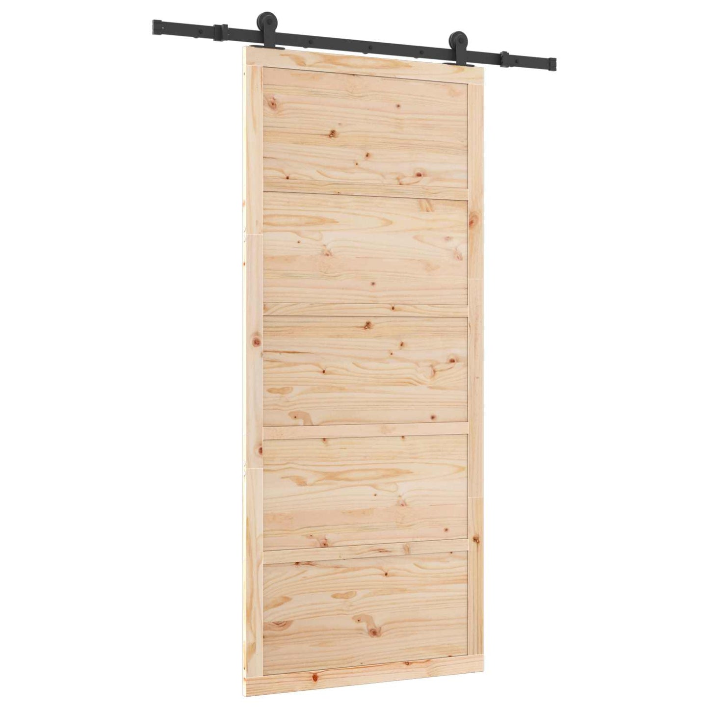 Schuifdeur Naturel 80 x 208 cm Massief grenenhout