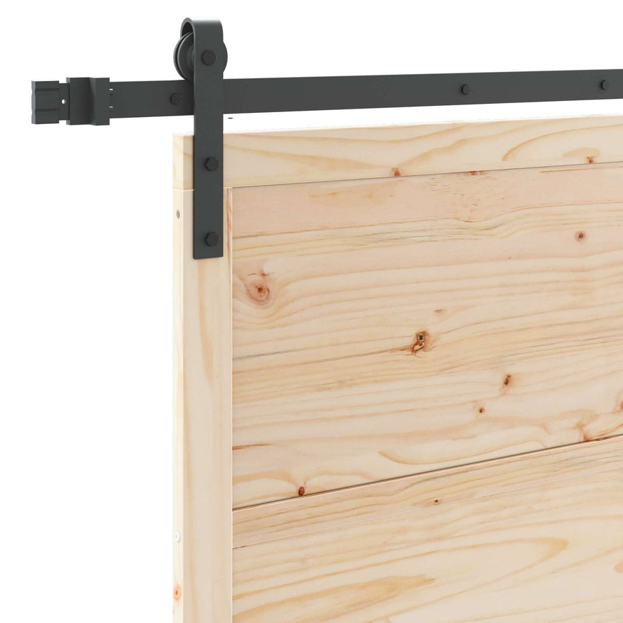 Schuifdeur Naturel 80 x 208 cm Massief grenenhout