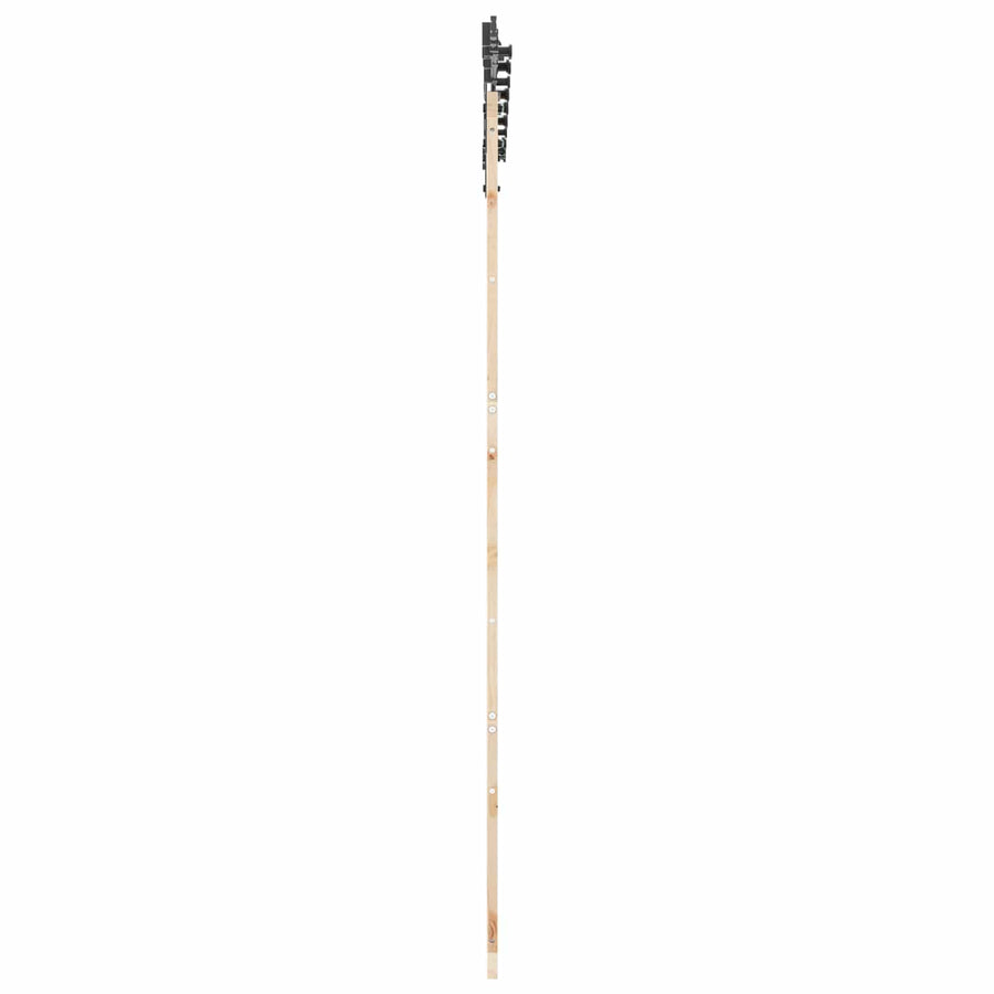 Schuifdeur Naturel 90 x 208 cm Massief grenenhout