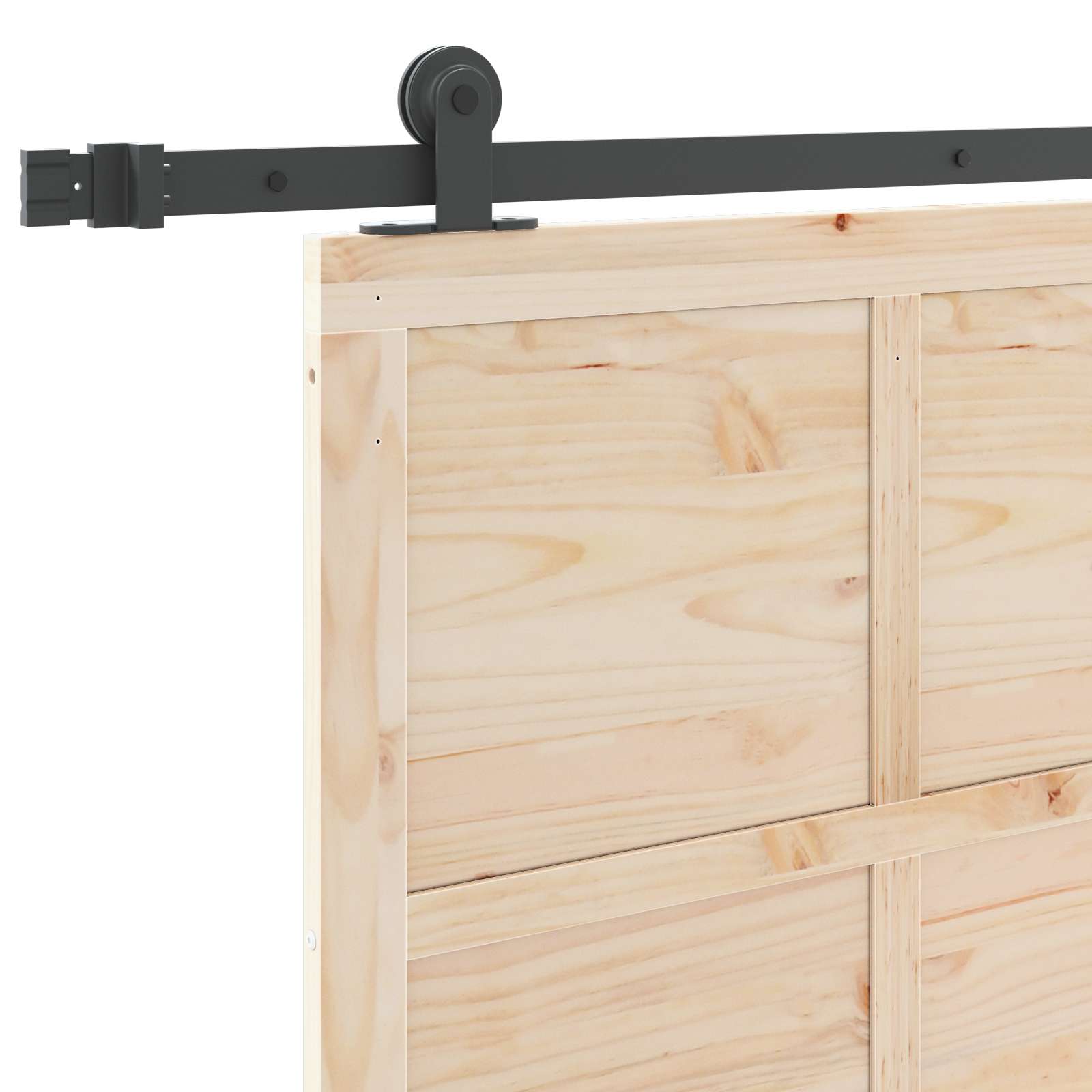 Schuifdeur Naturel 80 x 208 cm Massief grenenhout