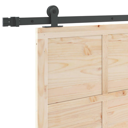 Schuifdeur Naturel 80 x 208 cm Massief grenenhout