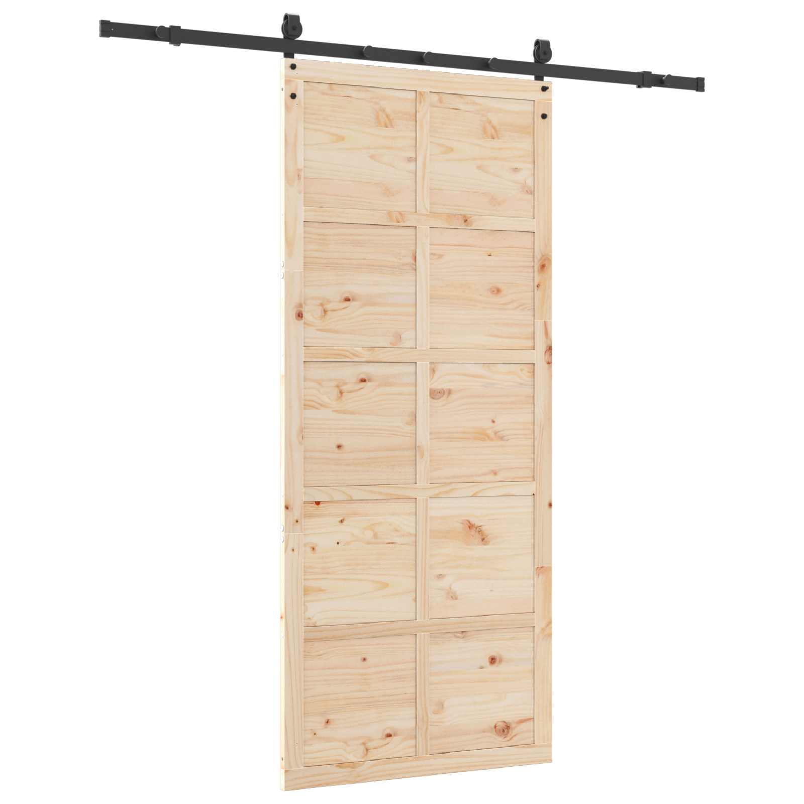 Schuifdeur Naturel 100 x 208 cm Massief grenenhout