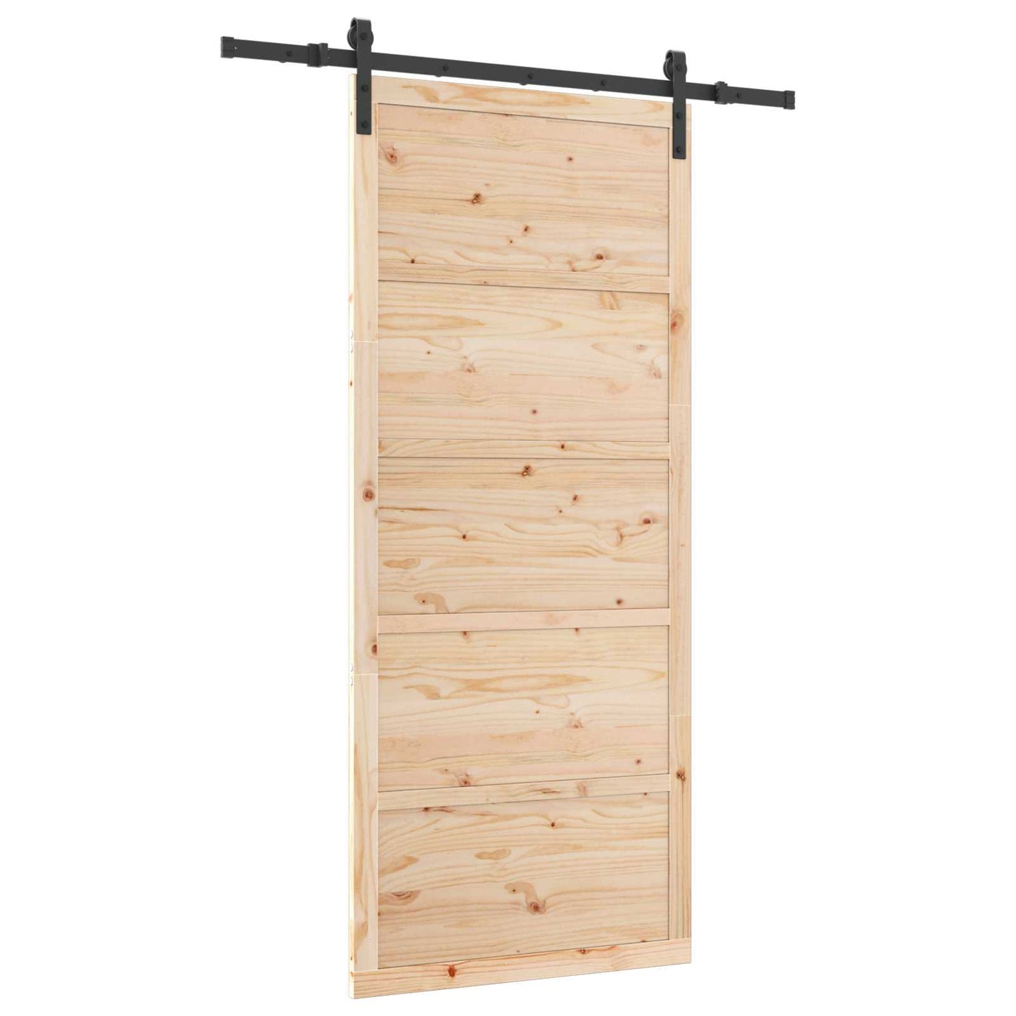Schuifdeur Naturel 80 x 208 cm Massief grenenhout