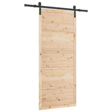 Schuifdeur Naturel 80 x 208 cm Massief grenenhout
