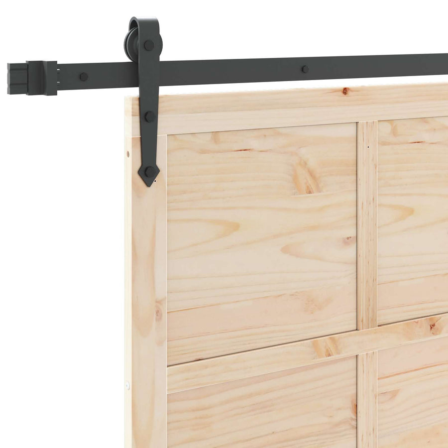 Schuifdeur Naturel 100 x 208 cm Massief grenenhout