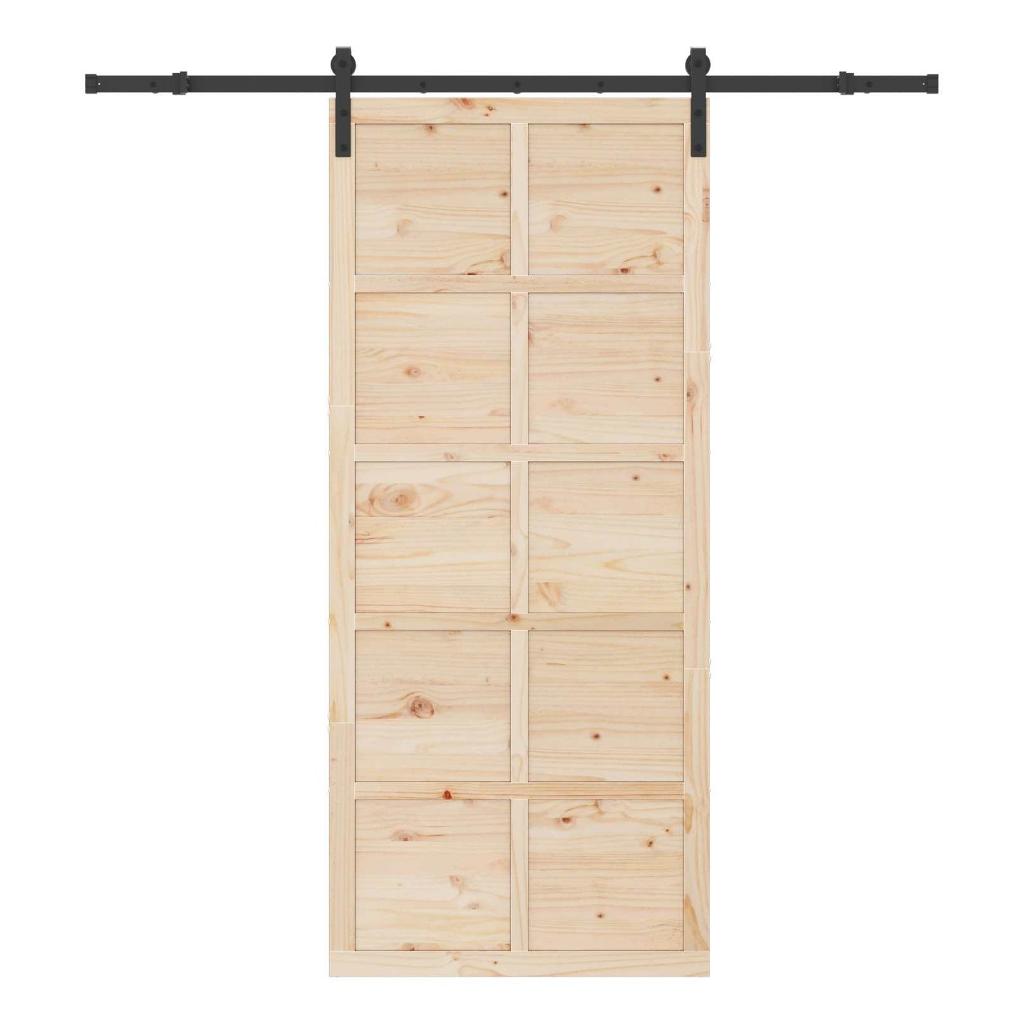Schuifdeur Naturel 100 x 208 cm Massief grenenhout