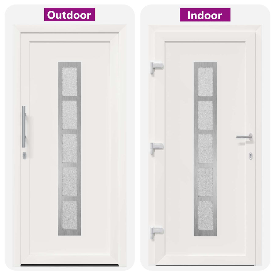 Voordeur Wit 98 x 200 cm PVC