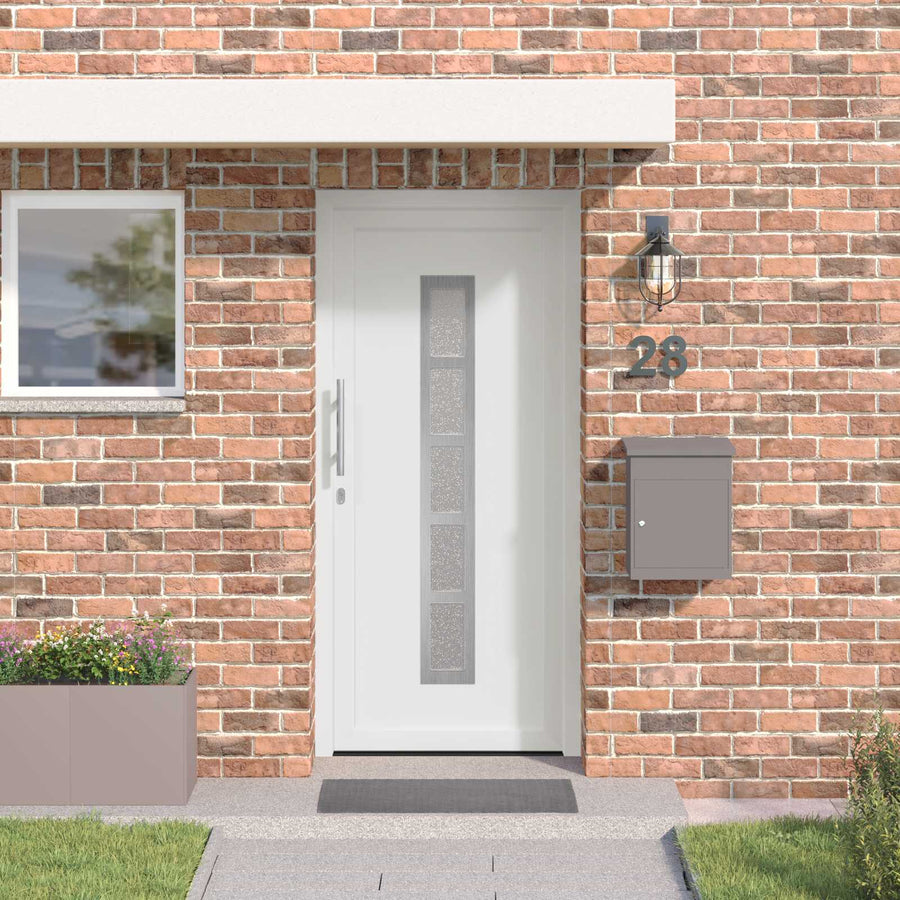 Voordeur Wit 108 x 208 cm PVC