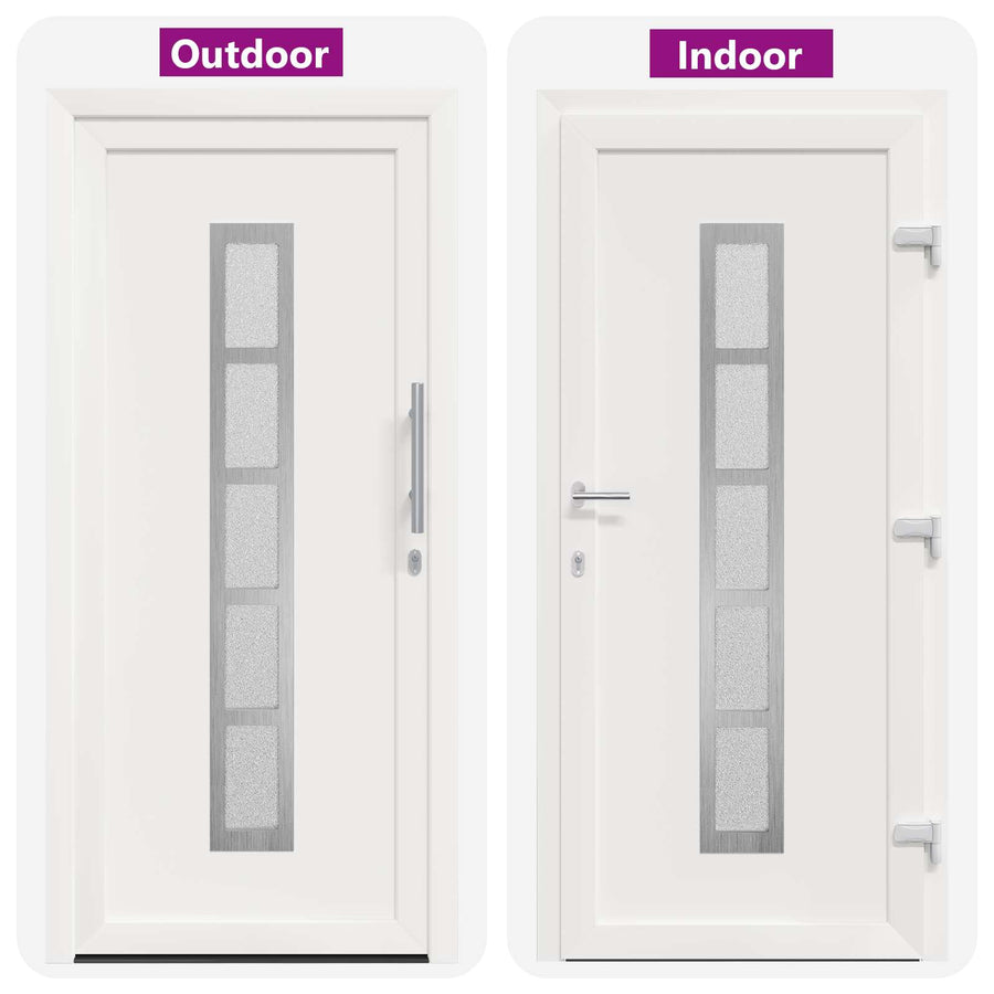Voordeur Wit 88 x 200 cm PVC