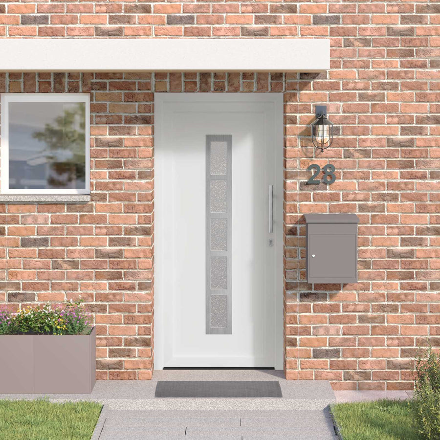 Voordeur Wit 98 x 200 cm PVC