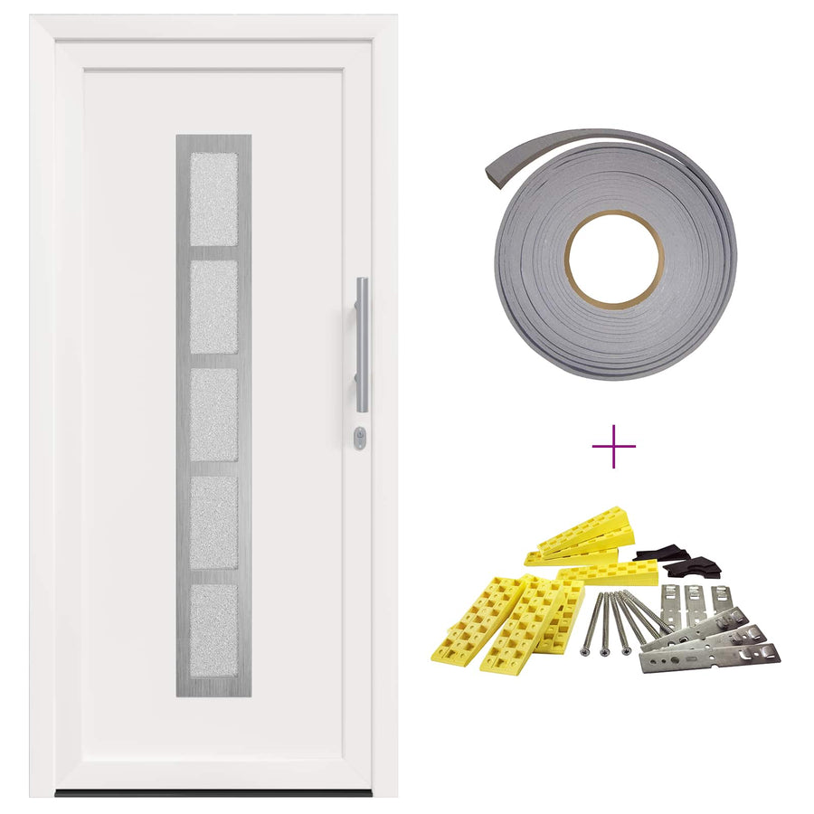 Voordeur Wit 98 x 208 cm PVC