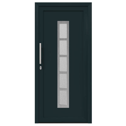 Voordeur Antracietkleurig 88 x 200 cm PVC