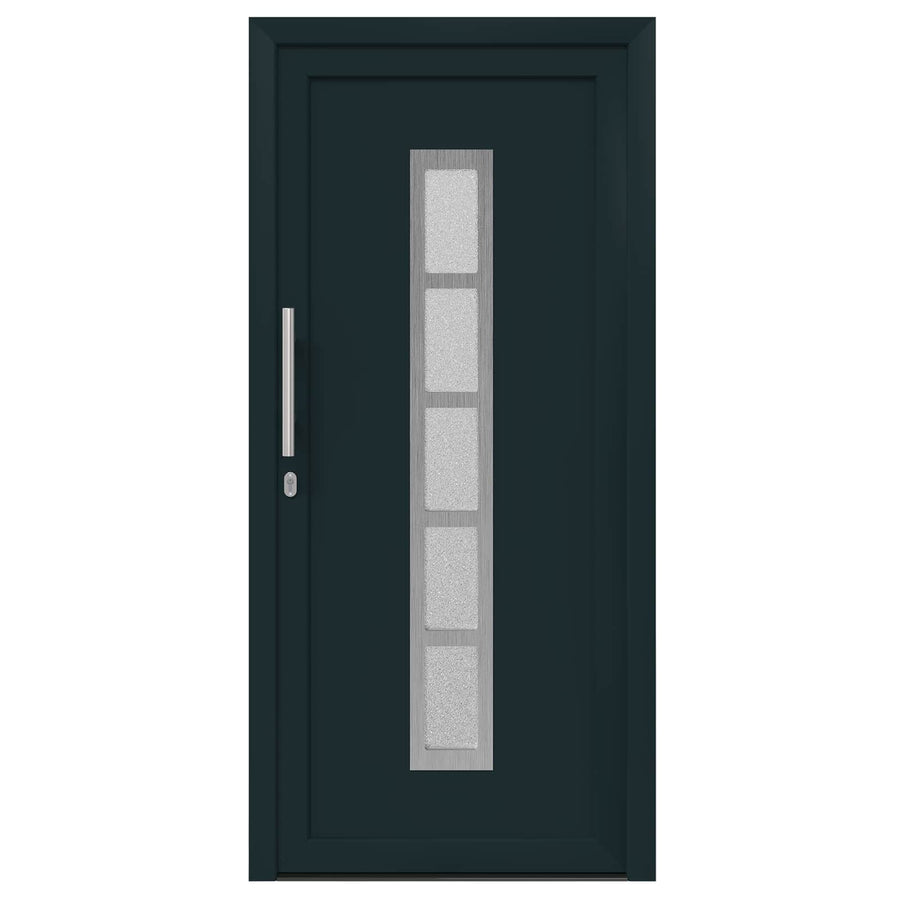 Voordeur Antracietkleurig 88 x 200 cm PVC
