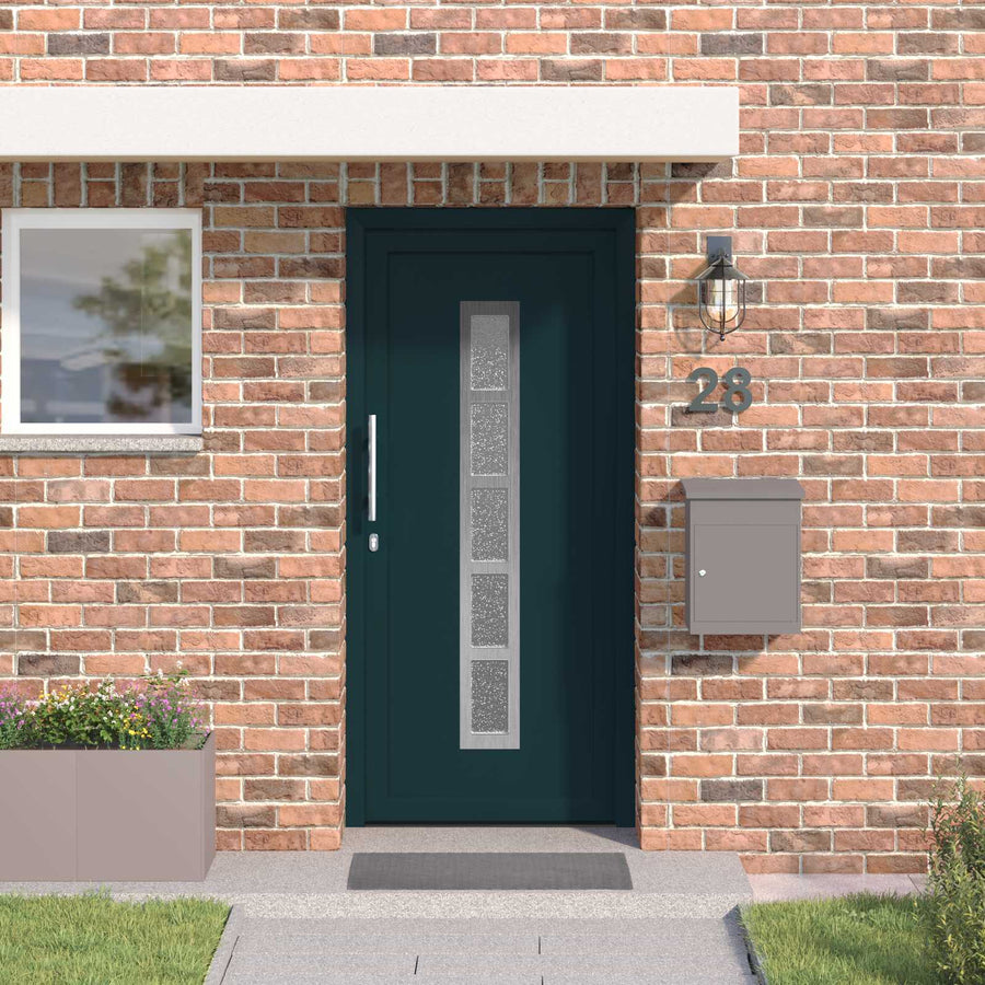 Voordeur Antracietkleurig 98 x 200 cm PVC