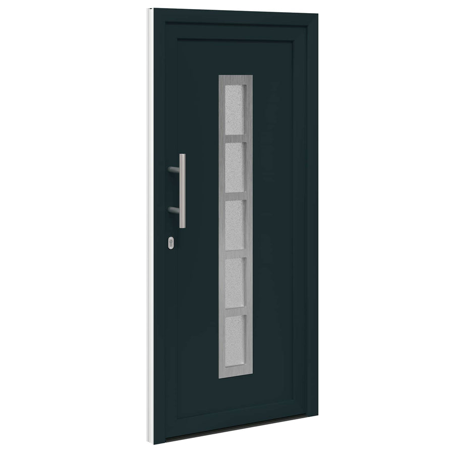 Voordeur Antracietkleurig 98 x 200 cm PVC