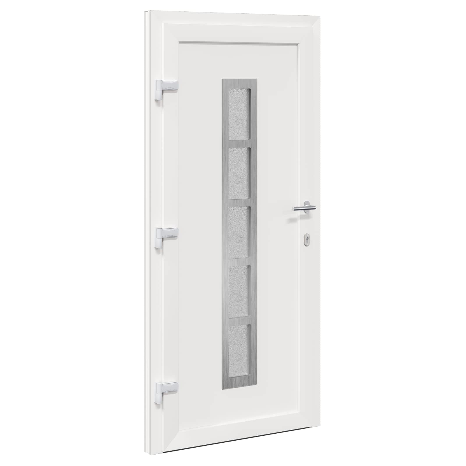 Voordeur Antracietkleurig 98 x 200 cm PVC
