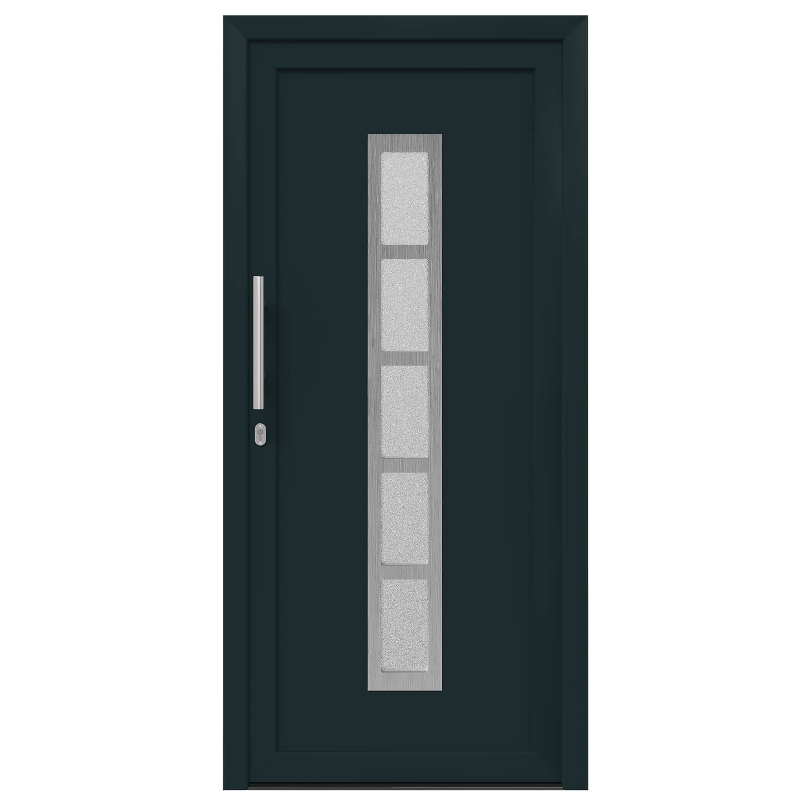 Voordeur Antracietkleurig 98 x 208 cm PVC