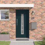 Voordeur 108x208 cm PVC antraciet
