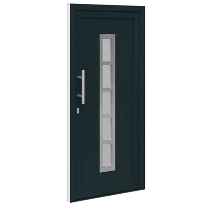 Voordeur Antracietkleurig 108 x 208 cm PVC