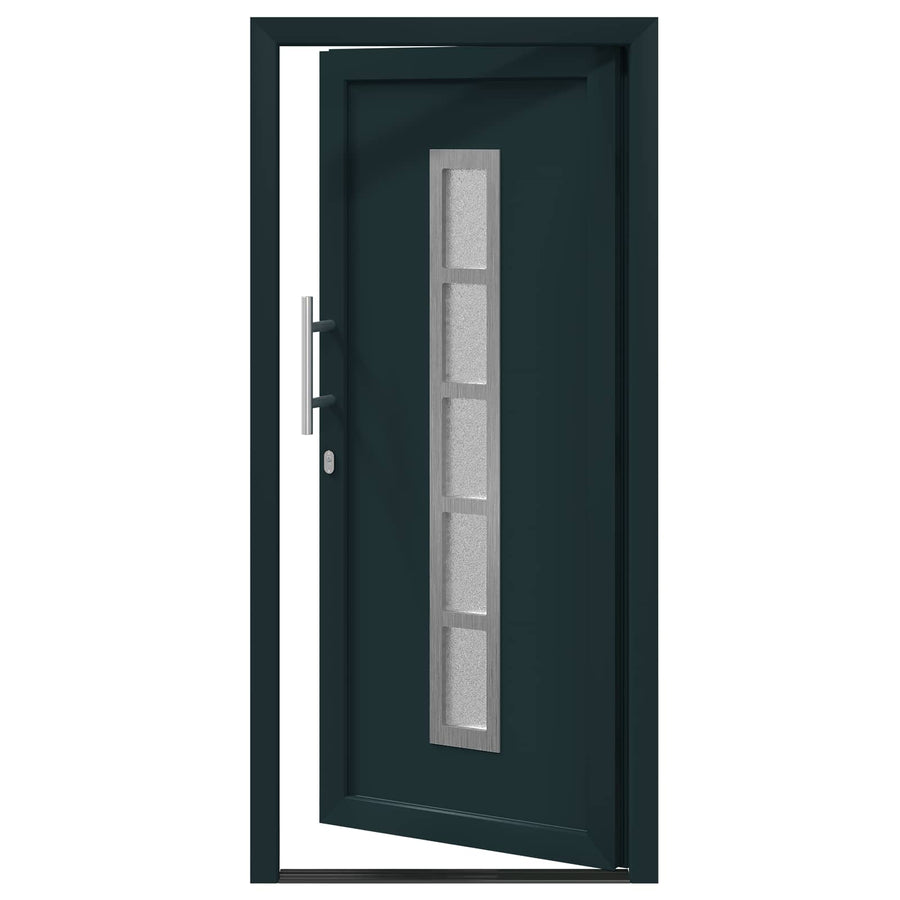 Voordeur Antracietkleurig 108 x 208 cm PVC