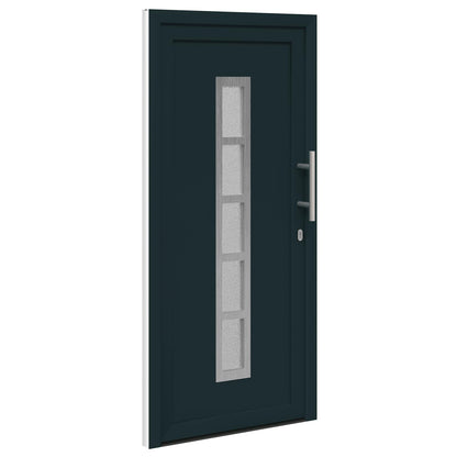 Voordeur Antracietkleurig 88 x 200 cm PVC
