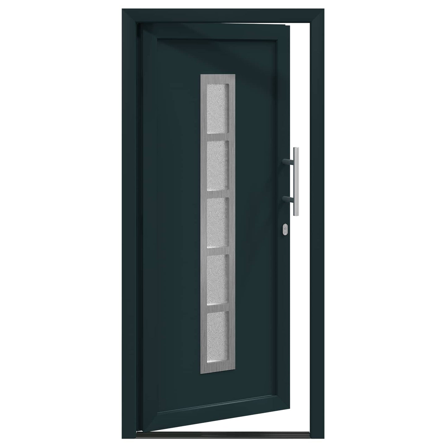 Voordeur Antracietkleurig 88 x 200 cm PVC