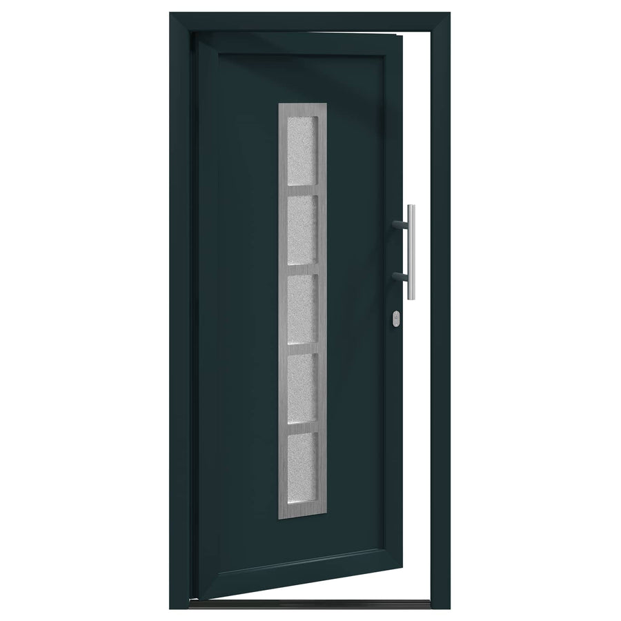 Voordeur Antracietkleurig 88 x 200 cm PVC