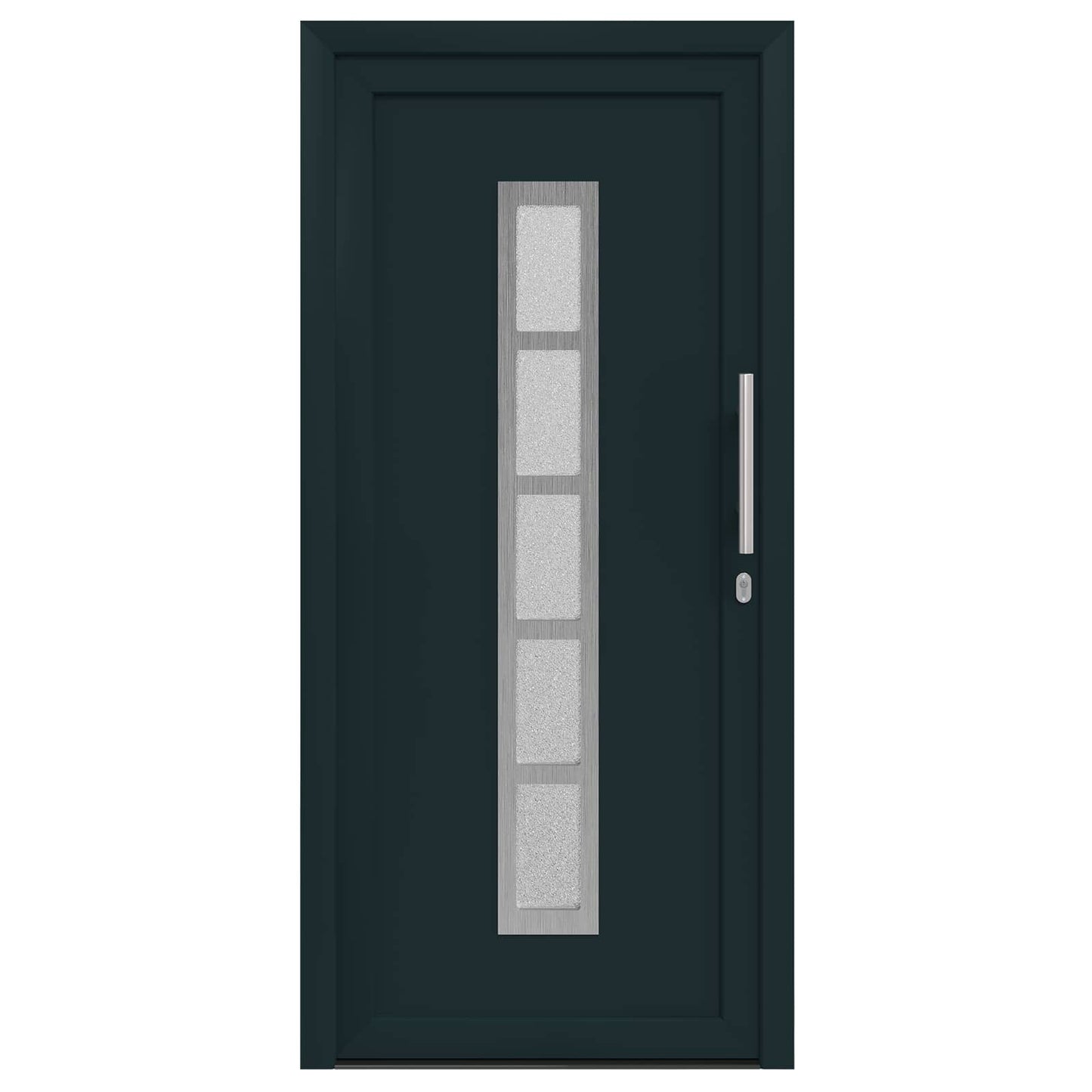 Voordeur Antracietkleurig 98 x 200 cm PVC