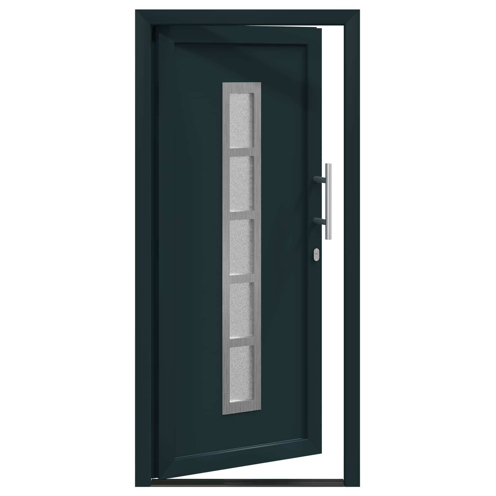Voordeur Antracietkleurig 98 x 208 cm PVC