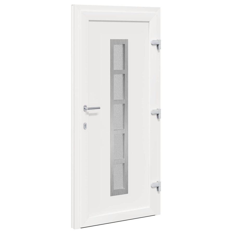 Voordeur Antracietkleurig 98 x 208 cm PVC