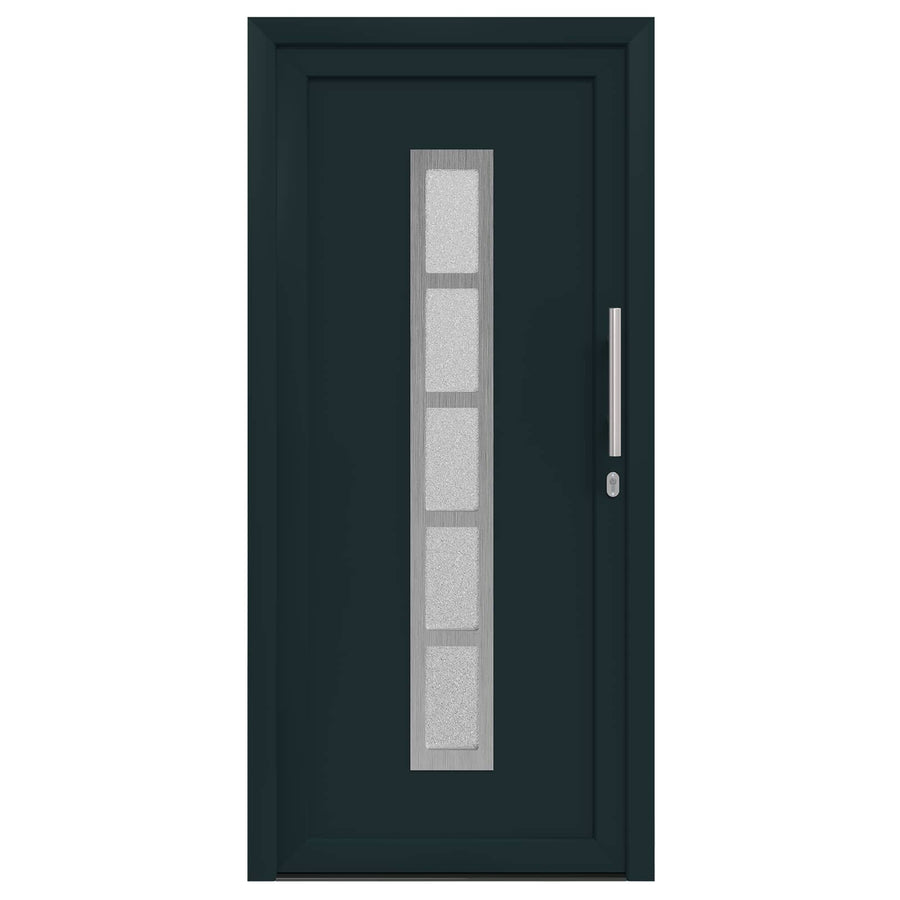 Voordeur Antracietkleurig 108 x 208 cm PVC