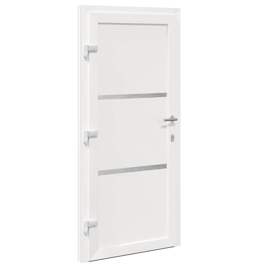 Voordeur Wit 88 x 200 cm PVC