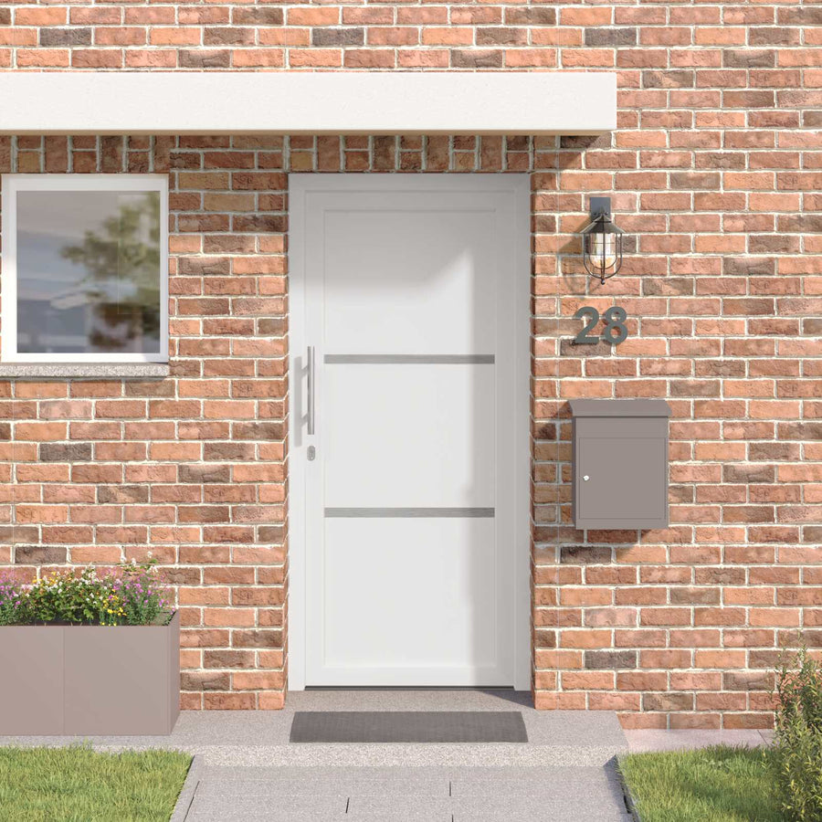 Voordeur Wit 98 x 200 cm PVC