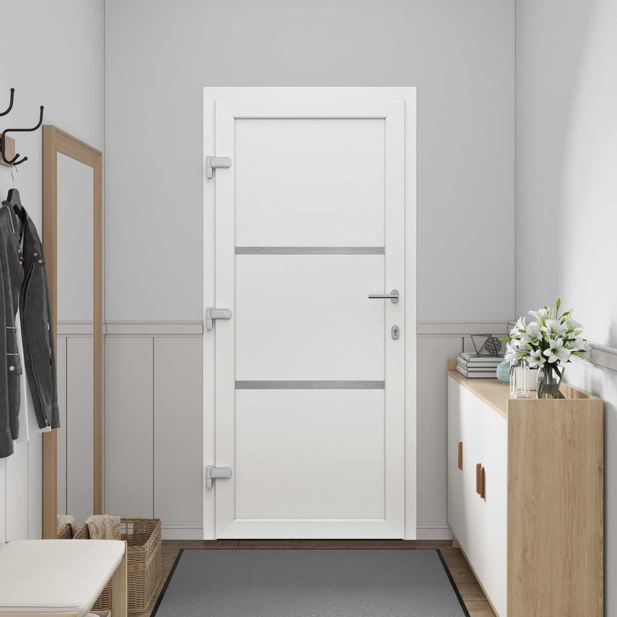 Voordeur Wit 98 x 208 cm PVC