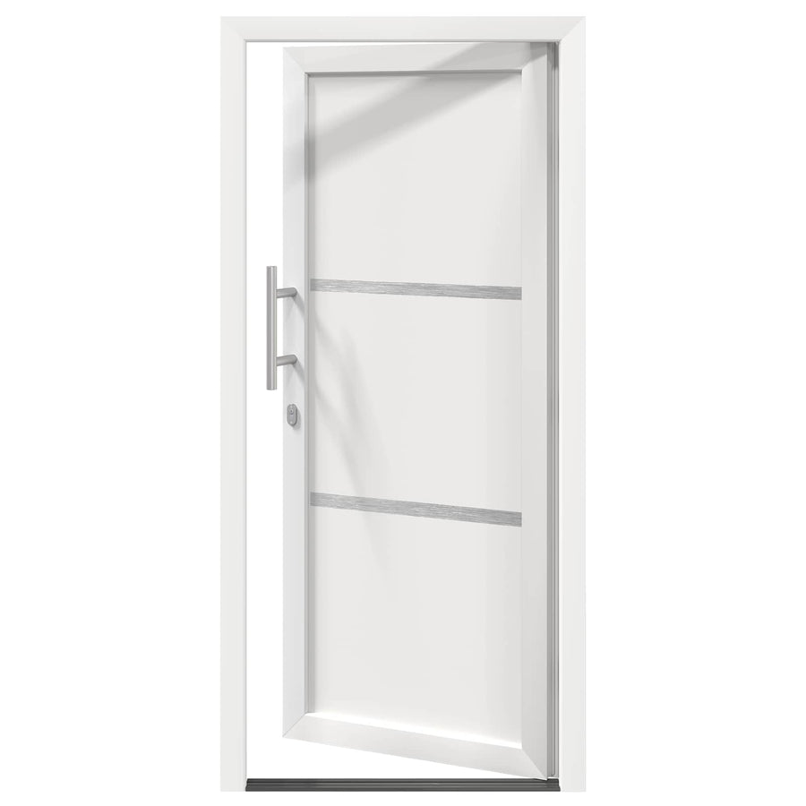 Voordeur Wit 108 x 208 cm PVC