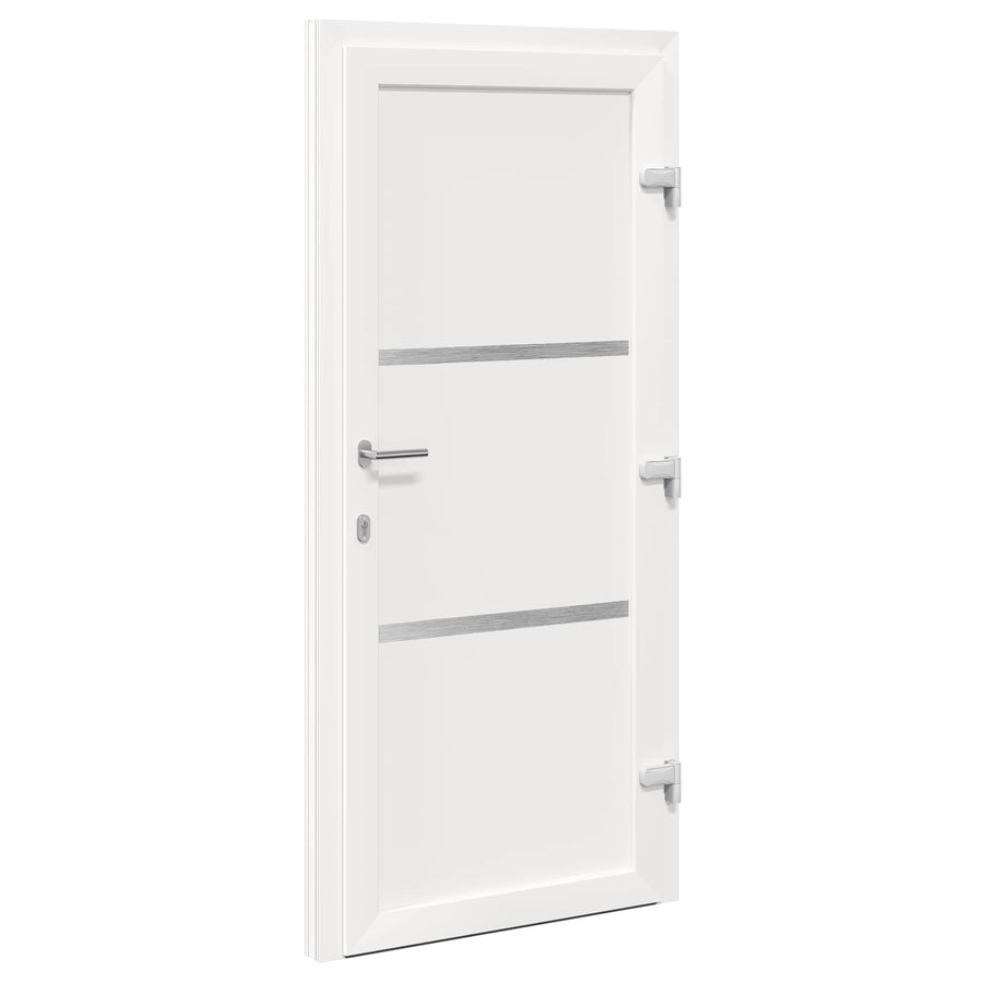 Voordeur Wit 88 x 200 cm PVC