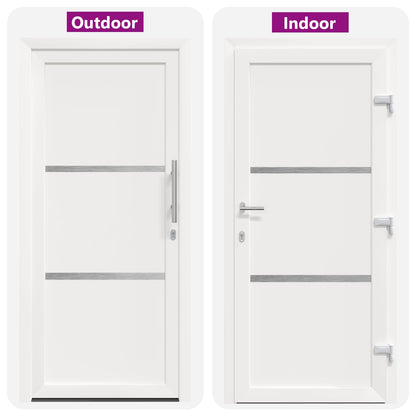 Voordeur Wit 98 x 200 cm PVC
