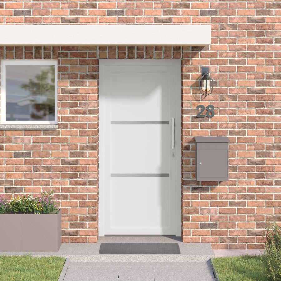 Voordeur Wit 98 x 208 cm PVC