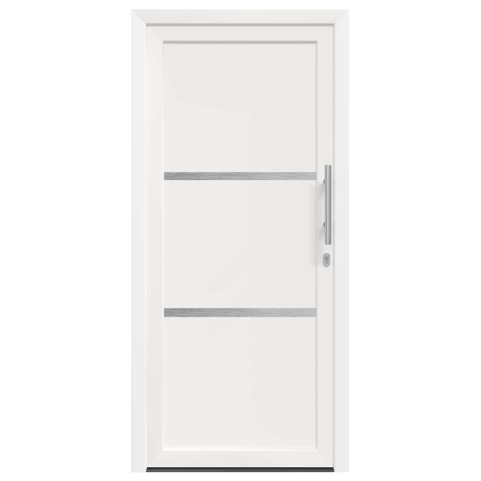 Voordeur Wit 108 x 208 cm PVC