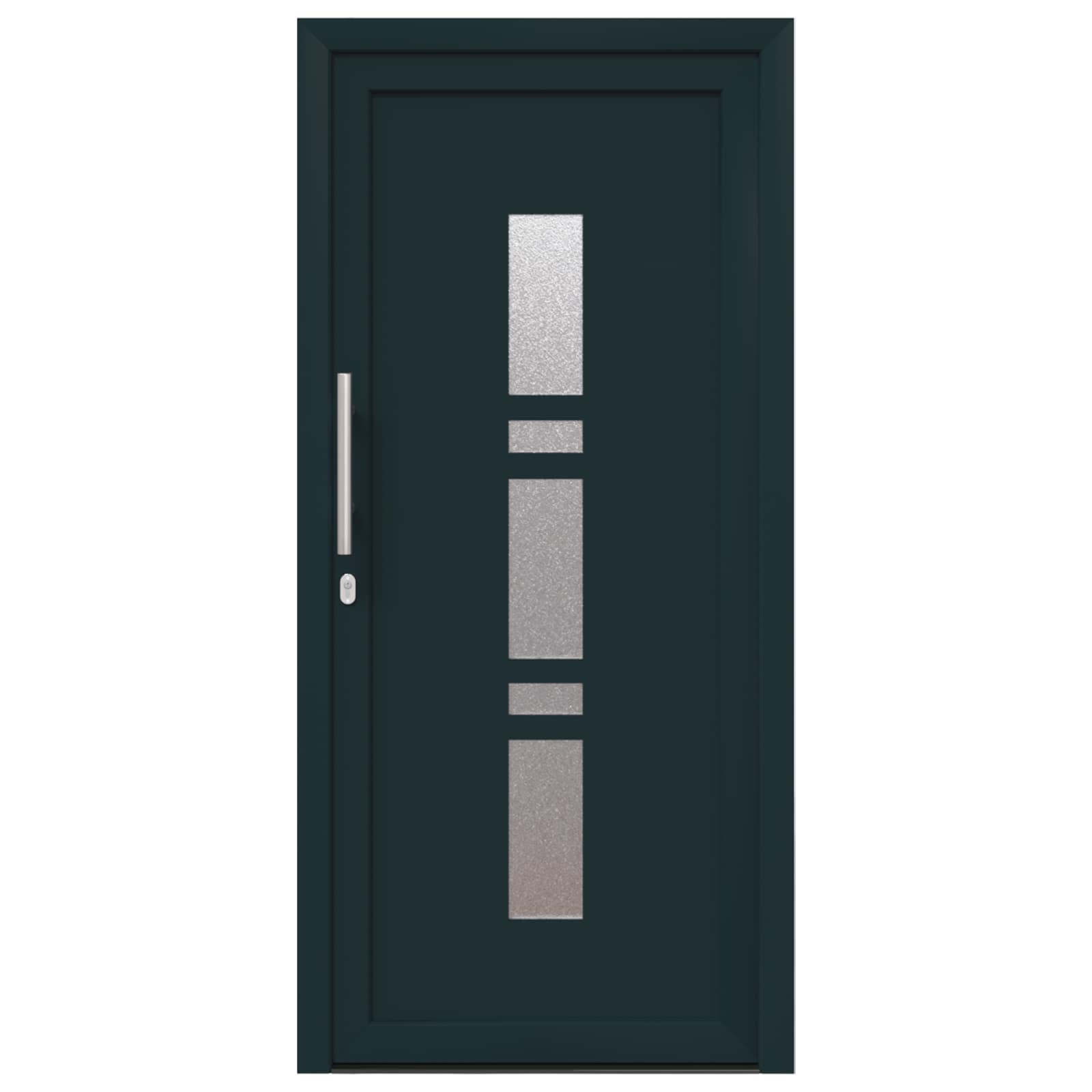 Voordeur Antracietkleurig 98 x 208 cm PVC