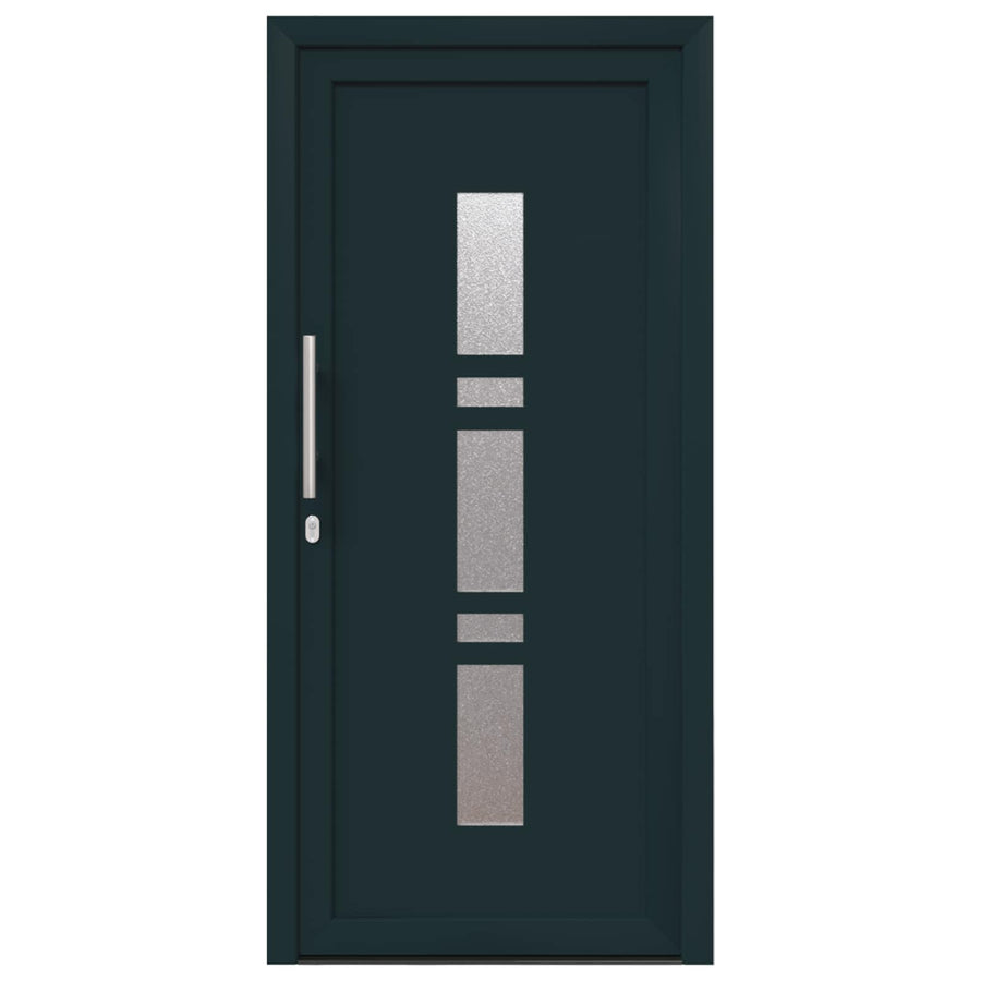 Voordeur Antracietkleurig 98 x 208 cm PVC