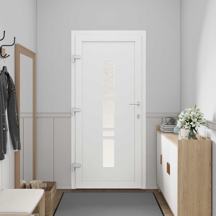 Voordeur Antracietkleurig 108 x 208 cm PVC