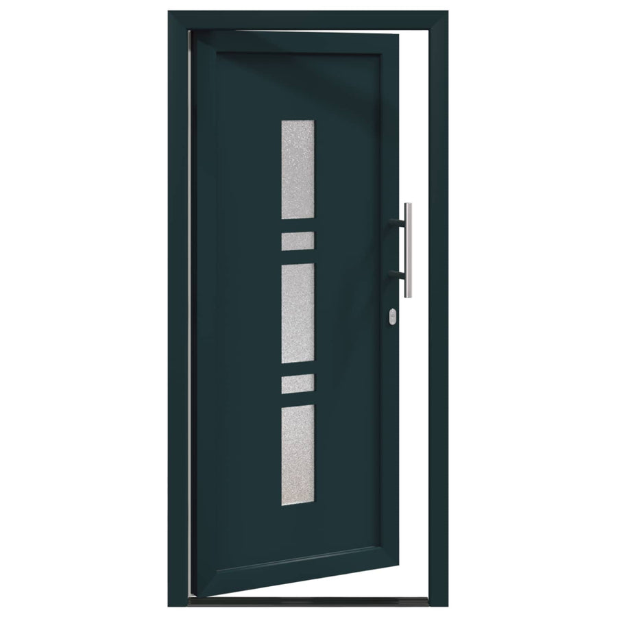 Voordeur Antracietkleurig 88 x 200 cm PVC