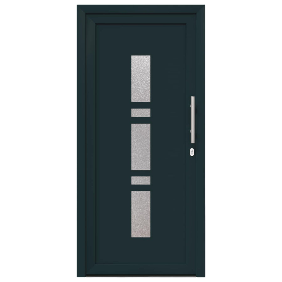 Voordeur Antracietkleurig 88 x 200 cm PVC