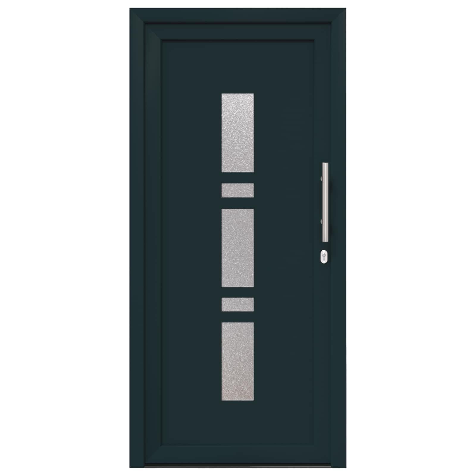 Voordeur Antracietkleurig 98 x 200 cm PVC