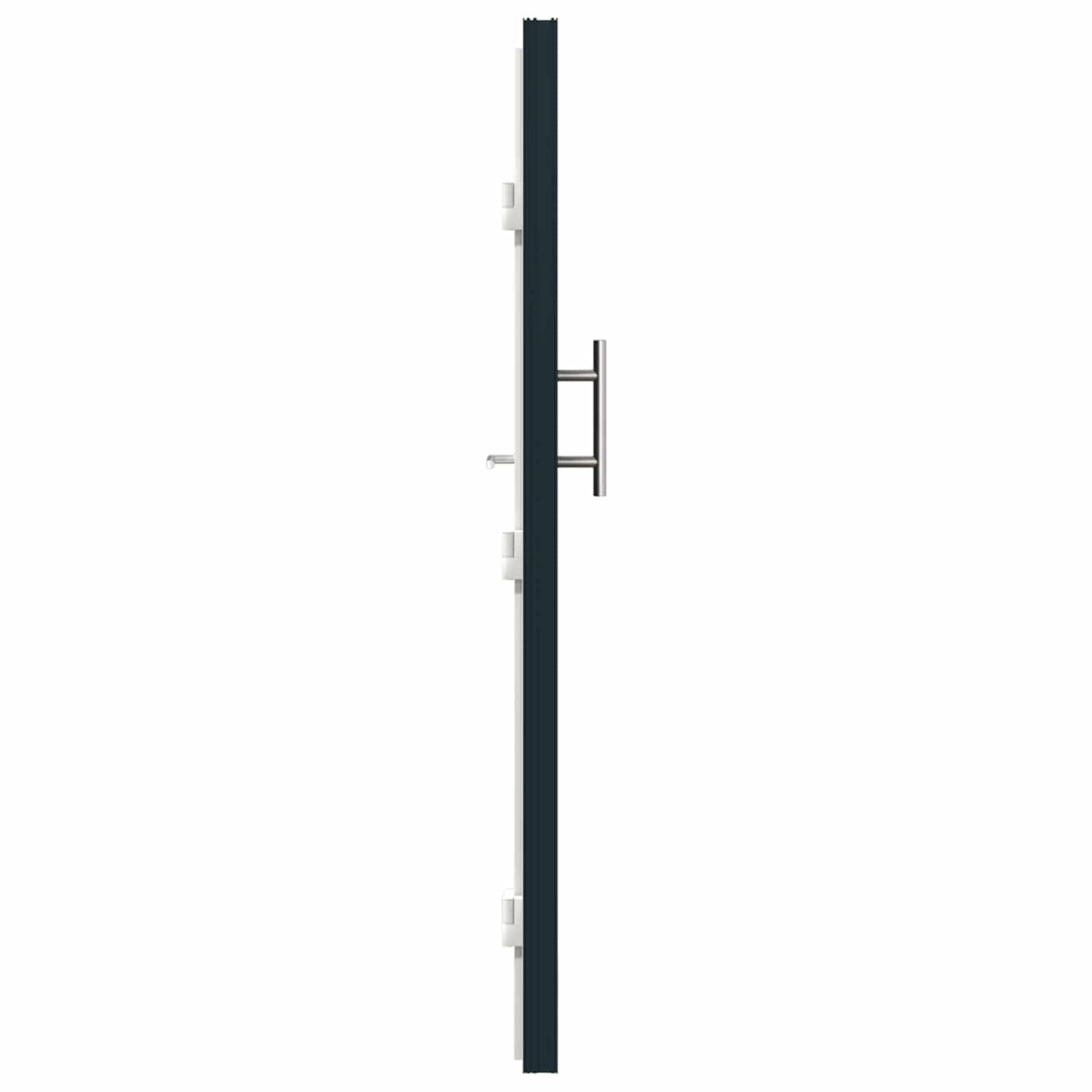Voordeur Antracietkleurig 98 x 200 cm PVC